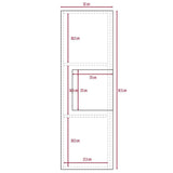 Mueble Auxiliar Vanguard Blanco y Habano 32 cm con Una Puerta - Gabinetes | Bylmo
