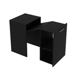 Mueble Auxiliar Budapest Negro 131 cm Transformable - Muebles Organizadores | Bylmo