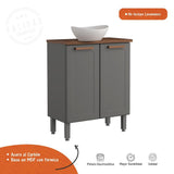 Mueble Salo Grafito 70 cm con Dos Puertas - Gabinetes | Bylmo