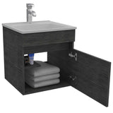 Mueble Primavera Roble Gris 45 cm con Una Puerta - Gabinetes | Bylmo