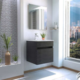 Mueble Primavera Roble Gris 45 cm con Una Puerta - Gabinetes | Bylmo