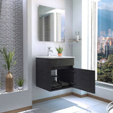 Mueble Primavera Roble Gris 45 cm con Una Puerta - Gabinetes | Bylmo