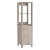 Mueble St Clair Ceniza 40 cm con Una Puerta y Entrepaños - Gabinetes | Bylmo