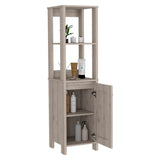 Mueble St Clair Ceniza 40 cm con Una Puerta y Entrepaños - Gabinetes | Bylmo