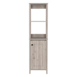 Mueble St Clair Ceniza 40 cm con Una Puerta y Entrepaños - Gabinetes | Bylmo
