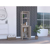 Mueble St Clair Ceniza 40 cm con Una Puerta y Entrepaños - Gabinetes | Bylmo