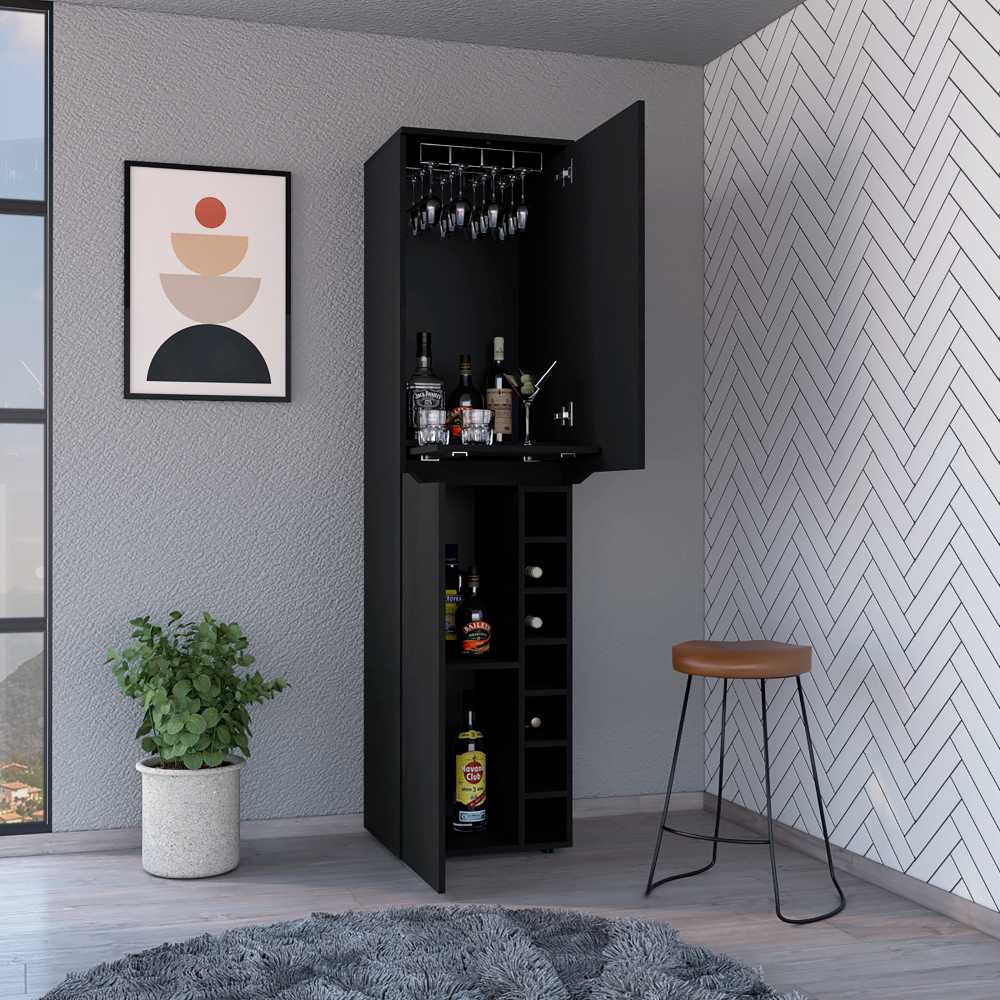 Bar Obregon Wengue 45 cm con Dos Puertas - Bares | Bylmo