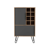 Bar Vegas Miel y Plomo 60 cm con Dos Puertas - Bares | Bylmo