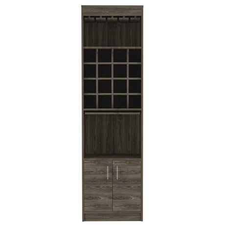 Bar Kava Coñac 51x180cm con Un Cajón y con Dieciséis Portabotellas - Bares | Bylmo
