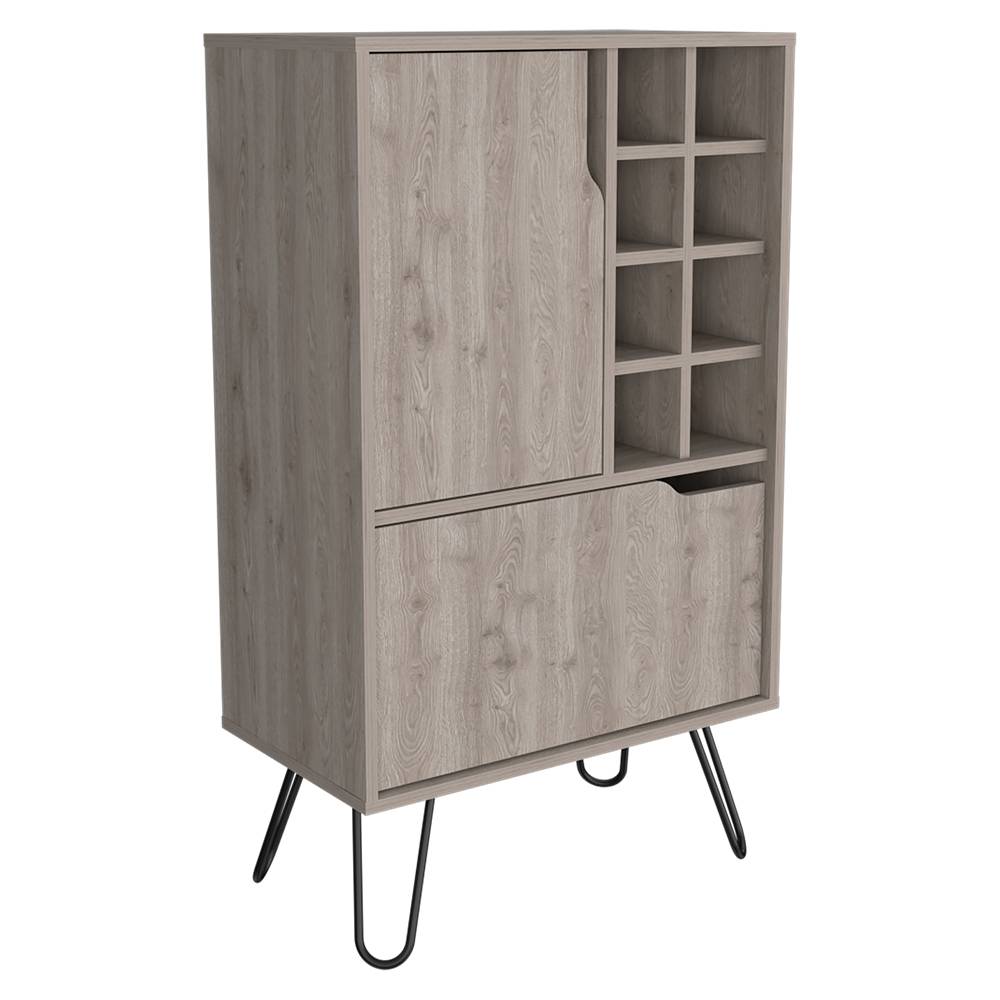 Bar Manhattan Ceniza 60 cm con Dos Puertas - Bares | Bylmo