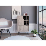 Bar Manhattan Ceniza 60 cm con Dos Puertas - Bares | Bylmo