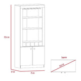 Bar Montenegro Caramelo 75 cm con Dos Puertas - Bares | Bylmo