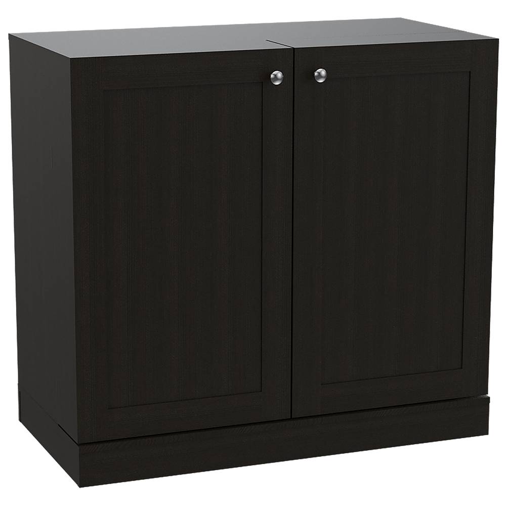 Bar Normandia Wengue 102x94.8cm con Un Cajón y sin Portabotellas - Bares | Bylmo
