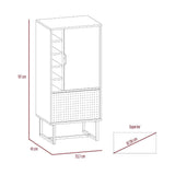 Bar Pergamo Gales y Blanco 53 cm con Dos Puertas - Bares | Bylmo