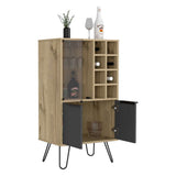 Bar Vegas Duna y Plomo 59 cm con Puerta de Vidrio - Bares | Bylmo