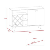 Bar Vithi Duna y Blanco 120 cm con Dos Puertas - Bares | Bylmo