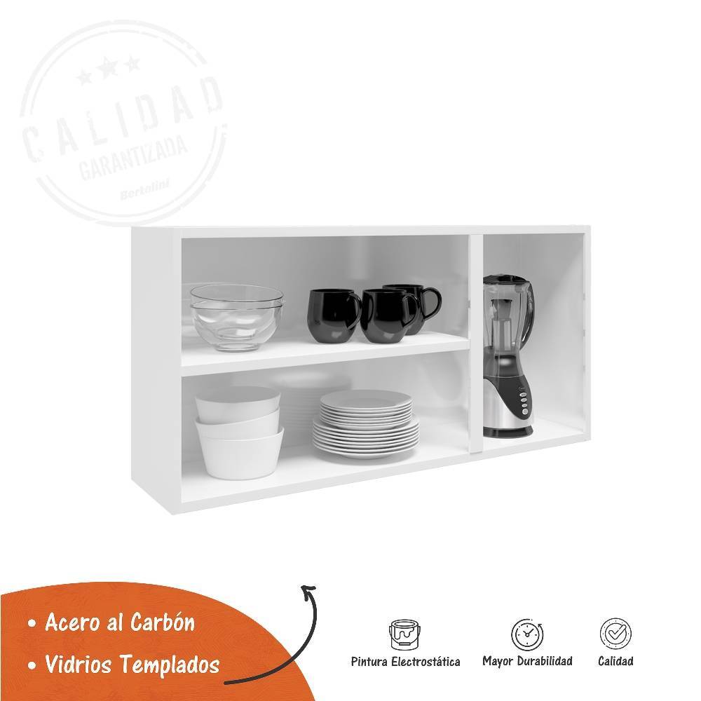 Mueble Superior de Cocina Rojo 105x52cm con Tres Puertas - Cocinas | Bylmo