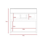 Mueble para Lavamanos Fusion Plus Taupe 60x44.6cm Individual sin Lavamanos y sin Puertas - Gabinetes | Bylmo