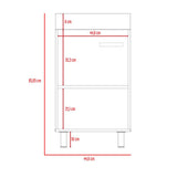 Mueble Valento Blanco 44 cm con Una Puerta - Gabinetes | Bylmo