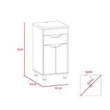 Mueble Recife Amareto 44 cm con Dos Puertas y Un Cajón - Gabinetes | Bylmo