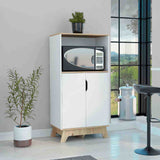 Mueble Microondas Auxona Duna 65 cm con Dos Puertas y Entrepaños - Alacenas y Muebles Microondas | Bylmo