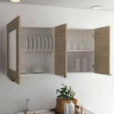 Mueble Superior de Cocina Fendi Blanco 120x60cm con Un Entrepaño y con Tres Puertas - Muebles Superiores | Bylmo