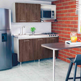 Mueble Superior Sareni Para Lado Izquierdo Coñac 150 cm con Locero sin Campana - Muebles Superiores | Bylmo