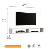 Panel Ligth Blanco 135 cm - Muebles para TV | Bylmo