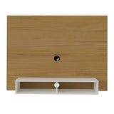 Panel Cafe y Blanco 120 cm - Muebles para TV | Bylmo