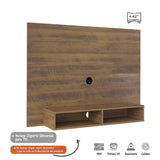 Panel de TV Pino 120x89cm Para TV Hasta 42 Pulgadas sin Cajones y con Ranuras para Cables - Muebles para TV | Bylmo