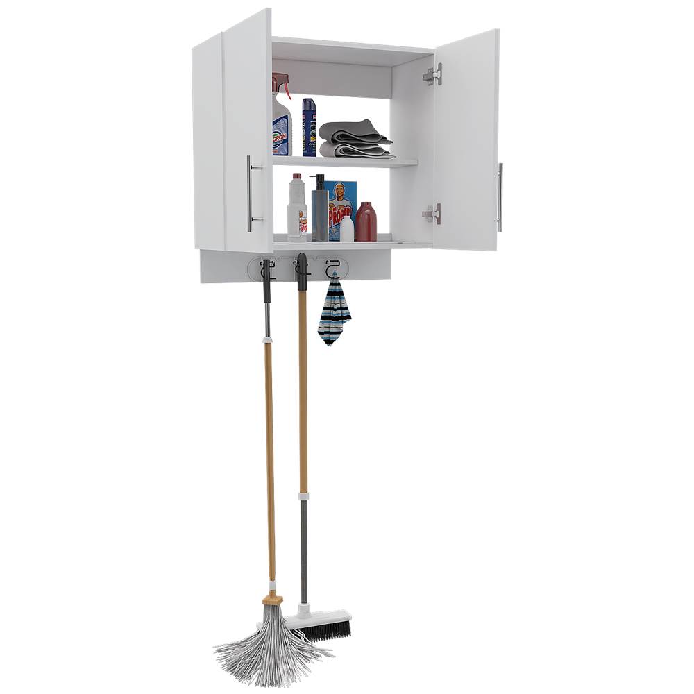 Mueble Auxiliar Kymo Plus Blanco 67 cm con Dos Puertas - Muebles Organizadores | Bylmo