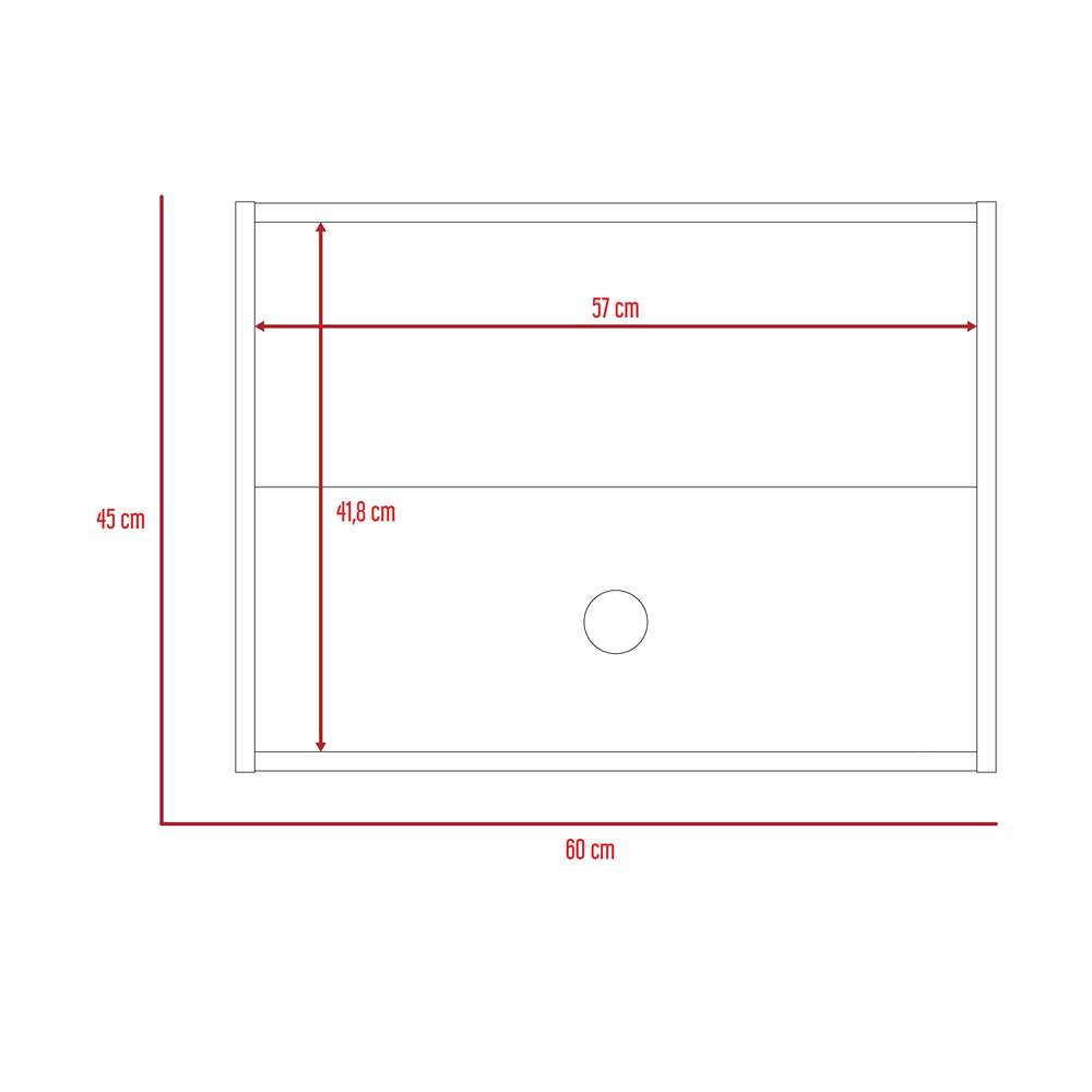Mueble Auxiliar para Campana Blanco 60 cm - Cocinas | Bylmo