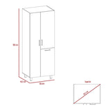 Mueble de Aseo Aeria Blanco 68x180cm con Tres Puertas - Muebles de Aseo y Ropas | Bylmo