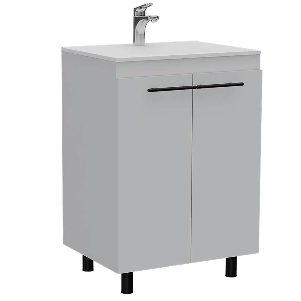 Mueble Khari Blanco 60 cm con Dos Puertas - Gabinetes | Bylmo