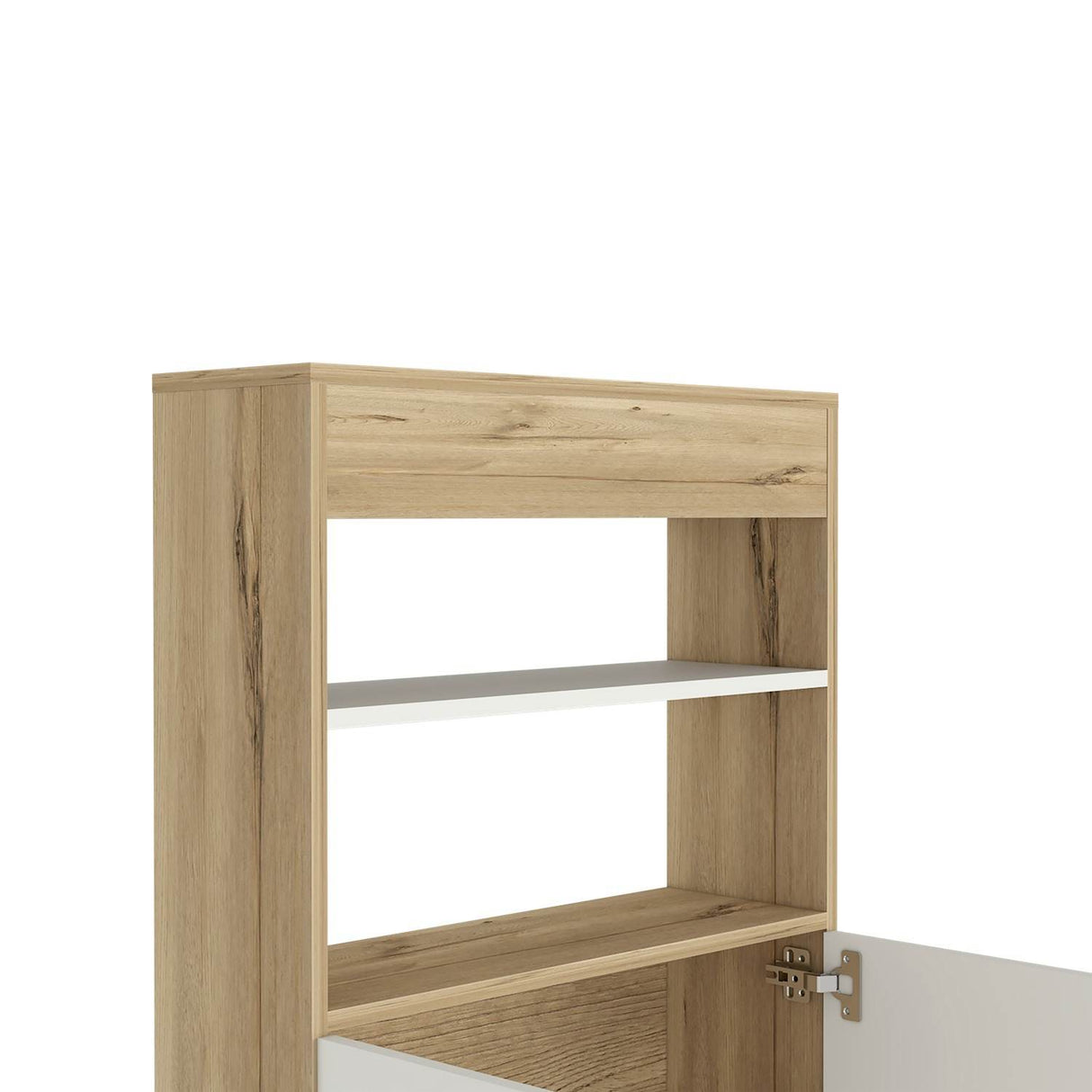 Optimizador de Baño BiColor Duna 62x160cm sin Cajones y con Un Entrepaño - Muebles para Baño | Bylmo