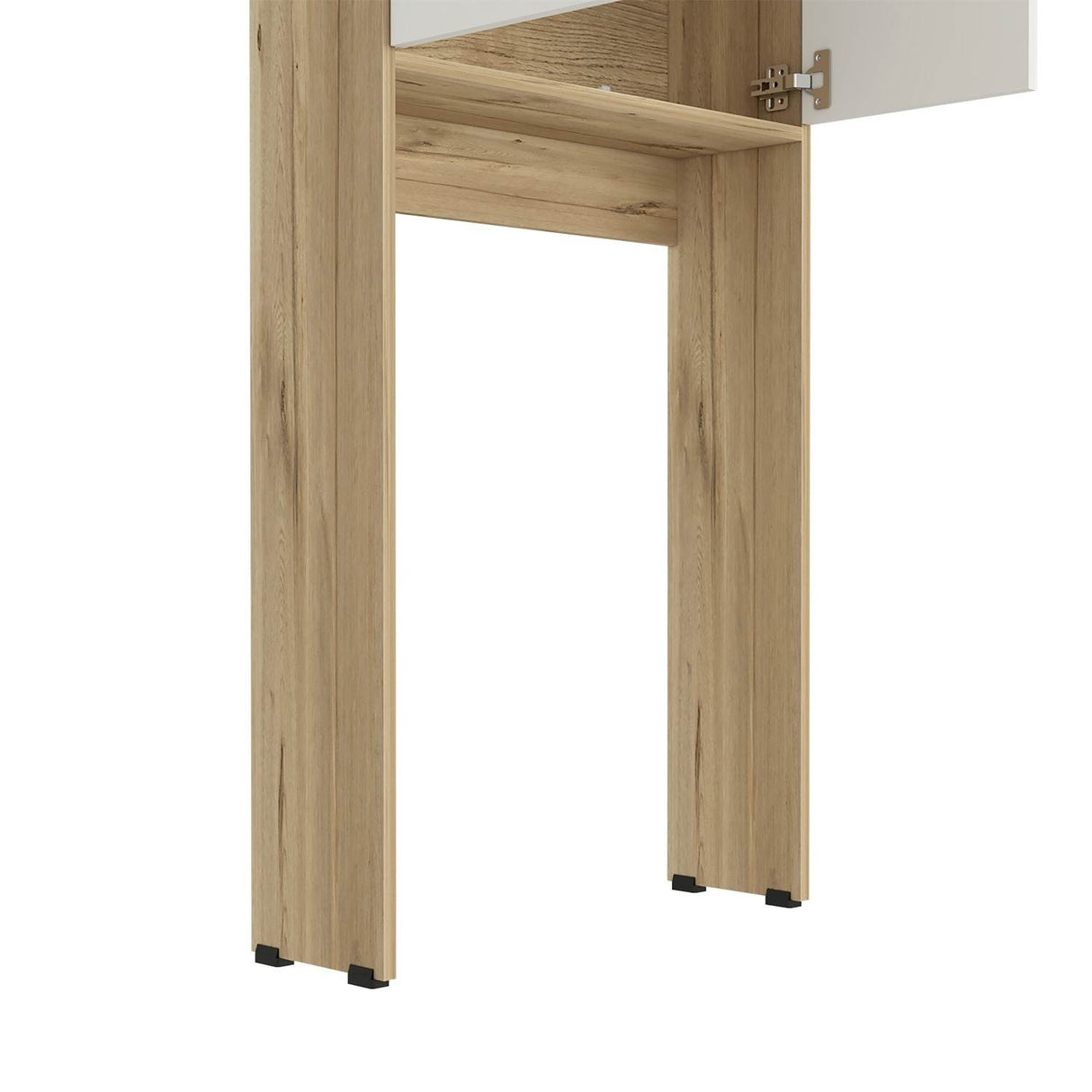 Optimizador de Baño BiColor Duna 62x160cm sin Cajones y con Un Entrepaño - Muebles para Baño | Bylmo