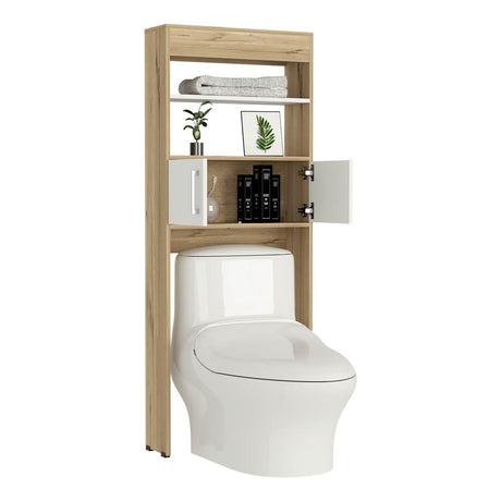 Optimizador de Baño BiColor Duna 62x160cm sin Cajones y con Un Entrepaño - Muebles para Baño | Bylmo