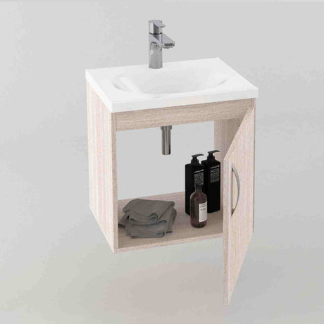 Mueble para Baño Eco Soder y Mali 48 cm Flotante con Lavamanos - Muebles para Baño | Bylmo