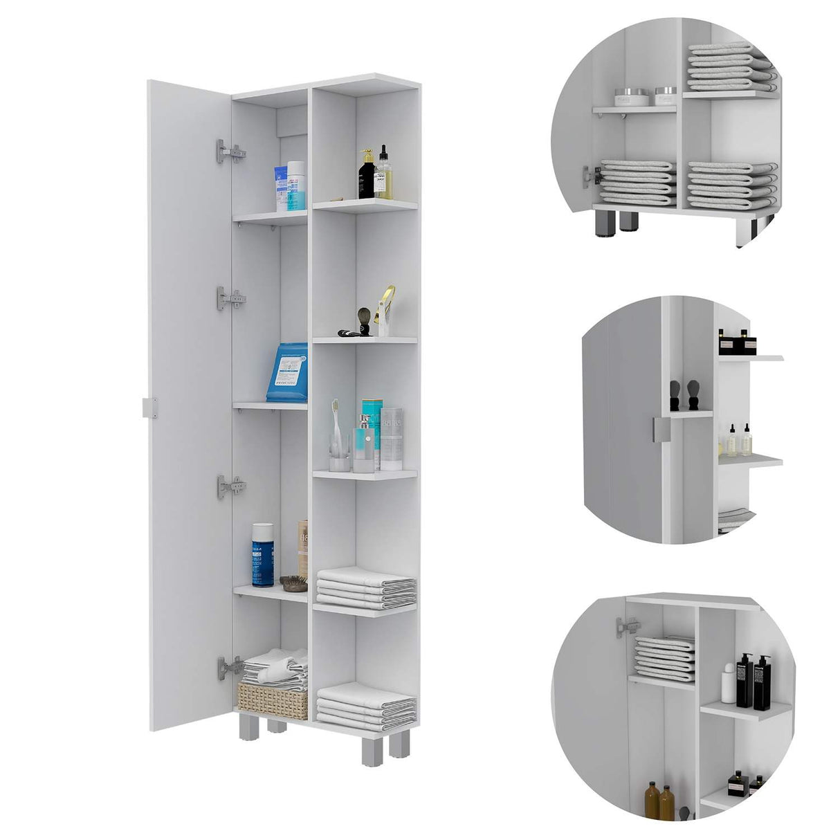 Mueble para Baño Malaga Blanco 51 cm Esquinero - Muebles para Baño | Bylmo