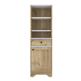 Mueble Columna para Baño Malaga Duna 33x142cm con Un Cajón y con Dos Entrepaños - Muebles para Baño | Bylmo