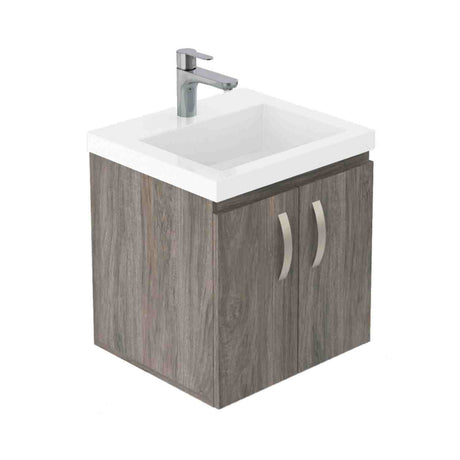 Mueble para Baño Oslo Mitte y Tambo 48 cm Flotante con Lavamanos - Muebles para Baño | Bylmo
