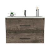 Mueble para Lavamanos Praga Bellota 81x52cm Individual con Lavamanos con Dos Cajones - Muebles para Baño | Bylmo