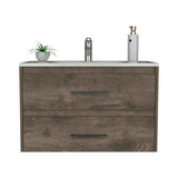 Mueble para Lavamanos Praga Bellota 81x52cm Individual con Lavamanos con Dos Cajones - Muebles para Baño | Bylmo