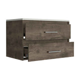 Mueble para Lavamanos Praga Bellota 81x52cm Individual con Lavamanos con Dos Cajones - Muebles para Baño | Bylmo