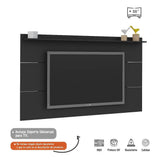 Panel Slim Negro 180 cm - Muebles para TV | Bylmo