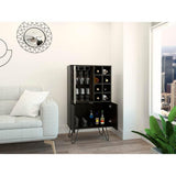 Bar Vassel Wengue 59 cm con Puerta de Vidrio - Bares | Bylmo