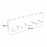 Perchero Pivoine Blanco 24 cm Rectangular - Repisas y Percheros | Bylmo