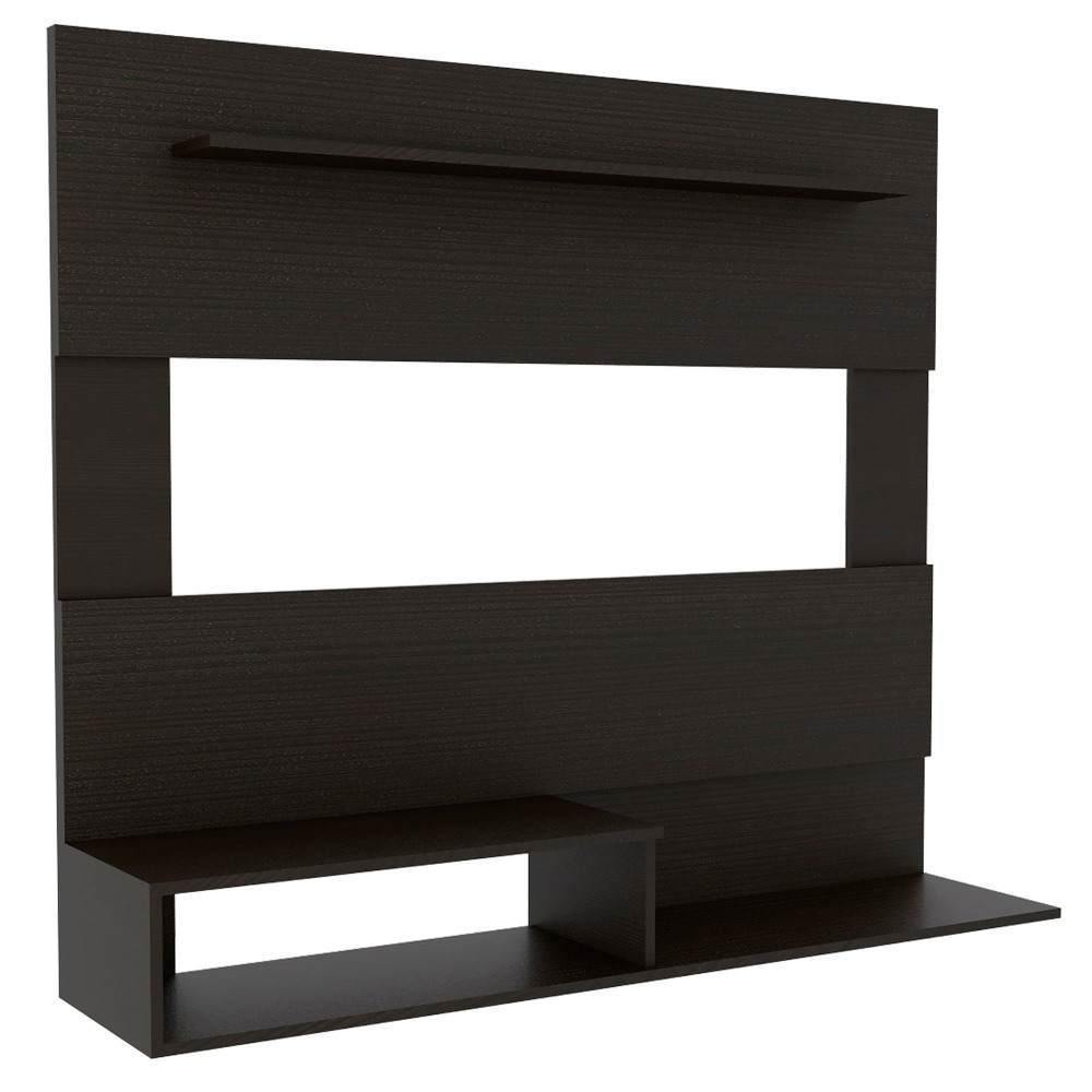 Panel de TV Beijing Wengue 140x120cm Para TV Hasta 55 Pulgadas sin Cajones - Muebles para TV | Bylmo