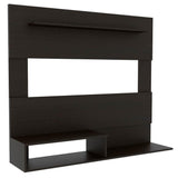 Panel de TV Beijing Wengue 140x120cm Para TV Hasta 55 Pulgadas sin Cajones - Muebles para TV | Bylmo
