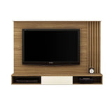 Panel Merida Cafe y Blanco 180 cm - Muebles para TV | Bylmo